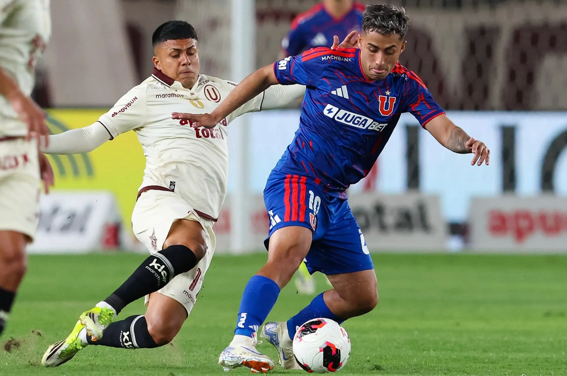 Lucas Assadi puede cambiar de posición en Universidad de Chile. (Imagen: Club Universidad de Chile)
