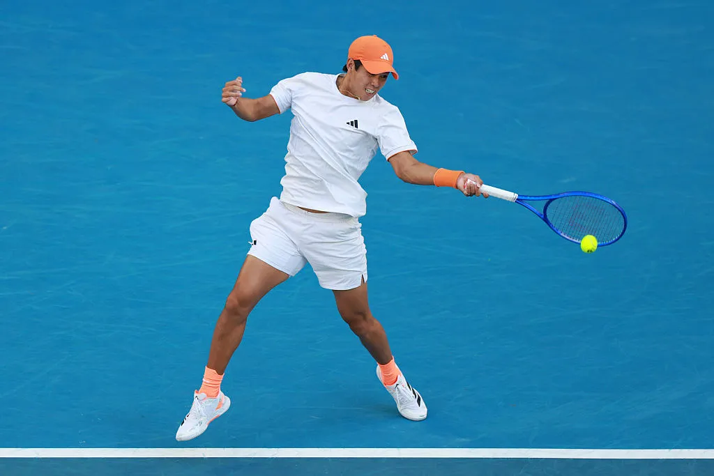 Learner Tien está en los cuartos de final del Australian Open (Getty Images).