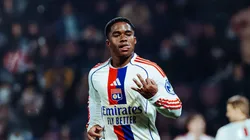 El joven delantero brasileño se lució en el triunfo del equipo francés.