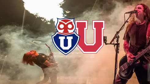 Leyenda de Slayer y Exodus posa junto a su camiseta de U. de Chile. (Foto: Getty)
