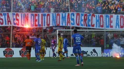 Los hinchas de Universidad de Chile reclamaron por sorpresivo castigo.
