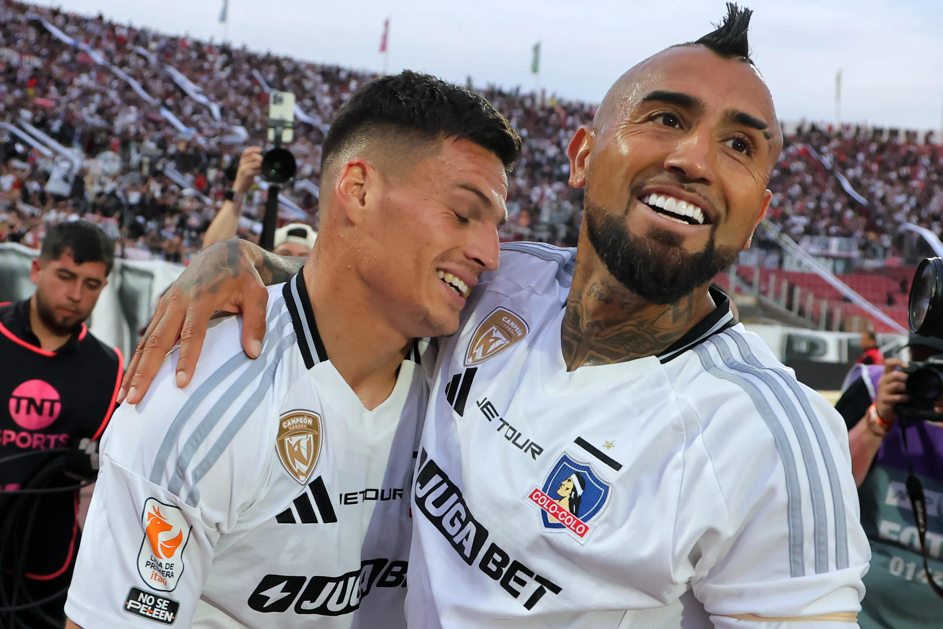 Cepeda y Vidal forjaron una linda amistad en el Cacique | FOTO: Javier Torres/Photosport
