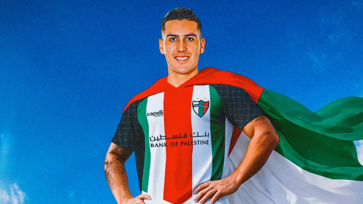 Así fue presentado Enzo Roco en Palestino | FOTO: Instagram Palestino