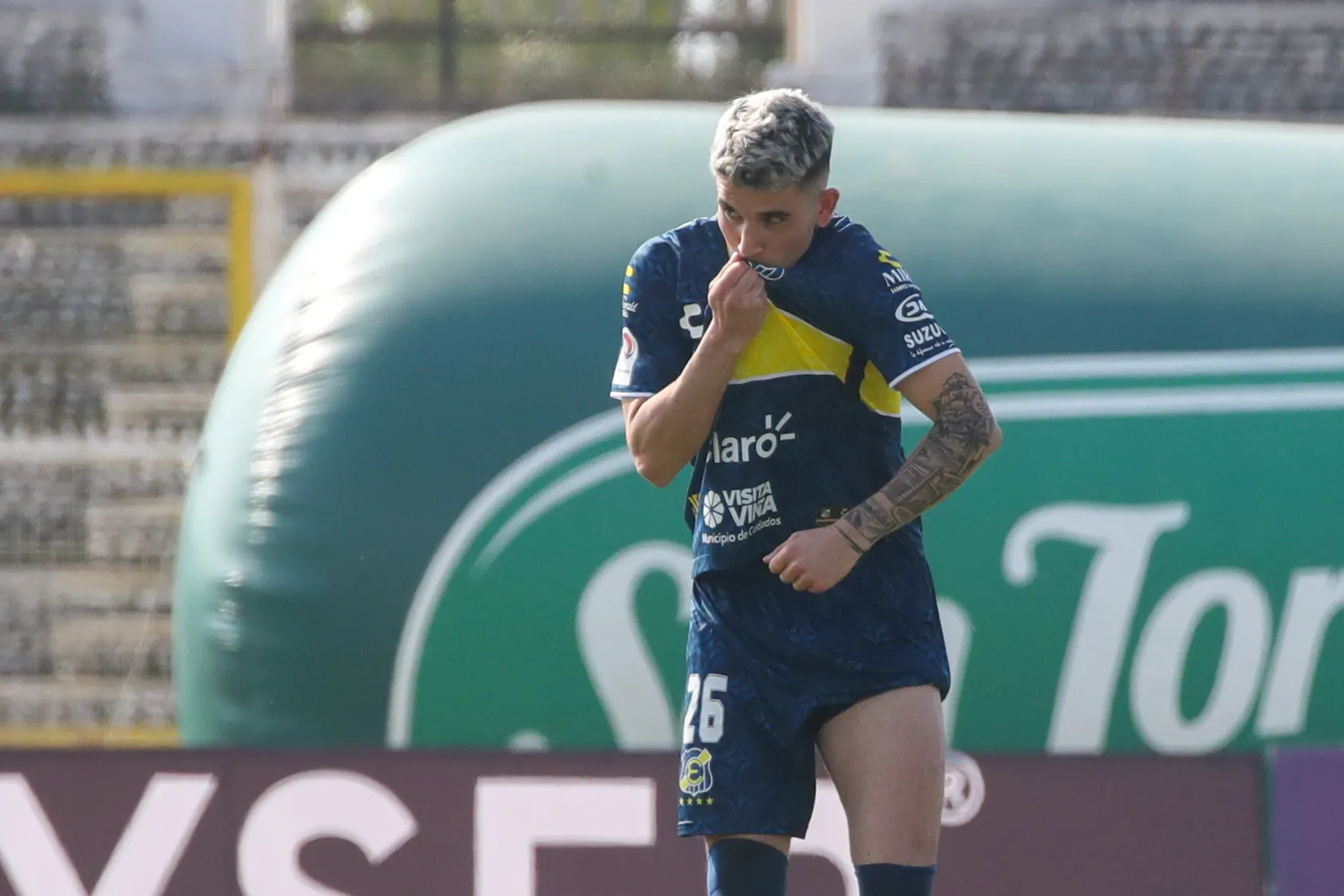 Lautaro Pastrán tuvo dos etapas en Everton entre 2021 y 2024. (Jonnathan Oyarzún/Photosport)