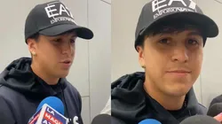 Marcelo Morales llegó este martes a Chile. (Foto. Captura)