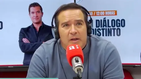 Caamaño encaró a Marcelo Morales.
