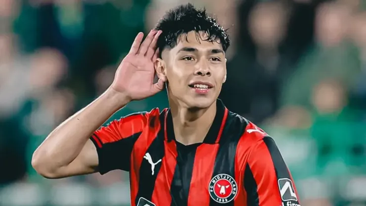 Darío Osorio está en la ronda de los 16 mejores equipos de la Europa League.