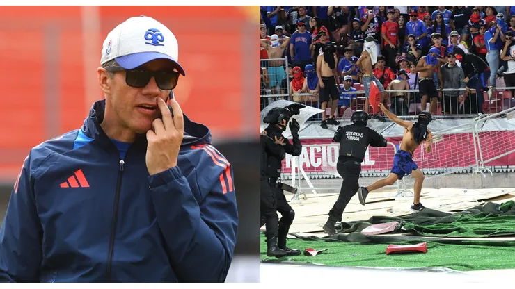 Los desmanes protagonizados por hinchas marcaron el debut de la U.