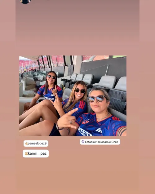 Pamela López en la despedida de Pepe Rojas