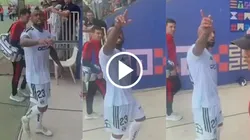 Arturo Vidal enfrentó a hinchas de Colo Colo. (Foto: Captura)