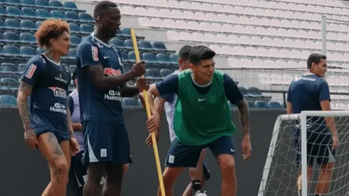 Esteban Pavez junto a Paolo Guerrero y Luis Advíncula en Alianza Lima. (Foto: Captura)
