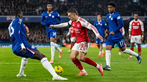 Los Gunners se impusieron por 3-2 en el partido de ida de las semifinales de la EFL Cup.
