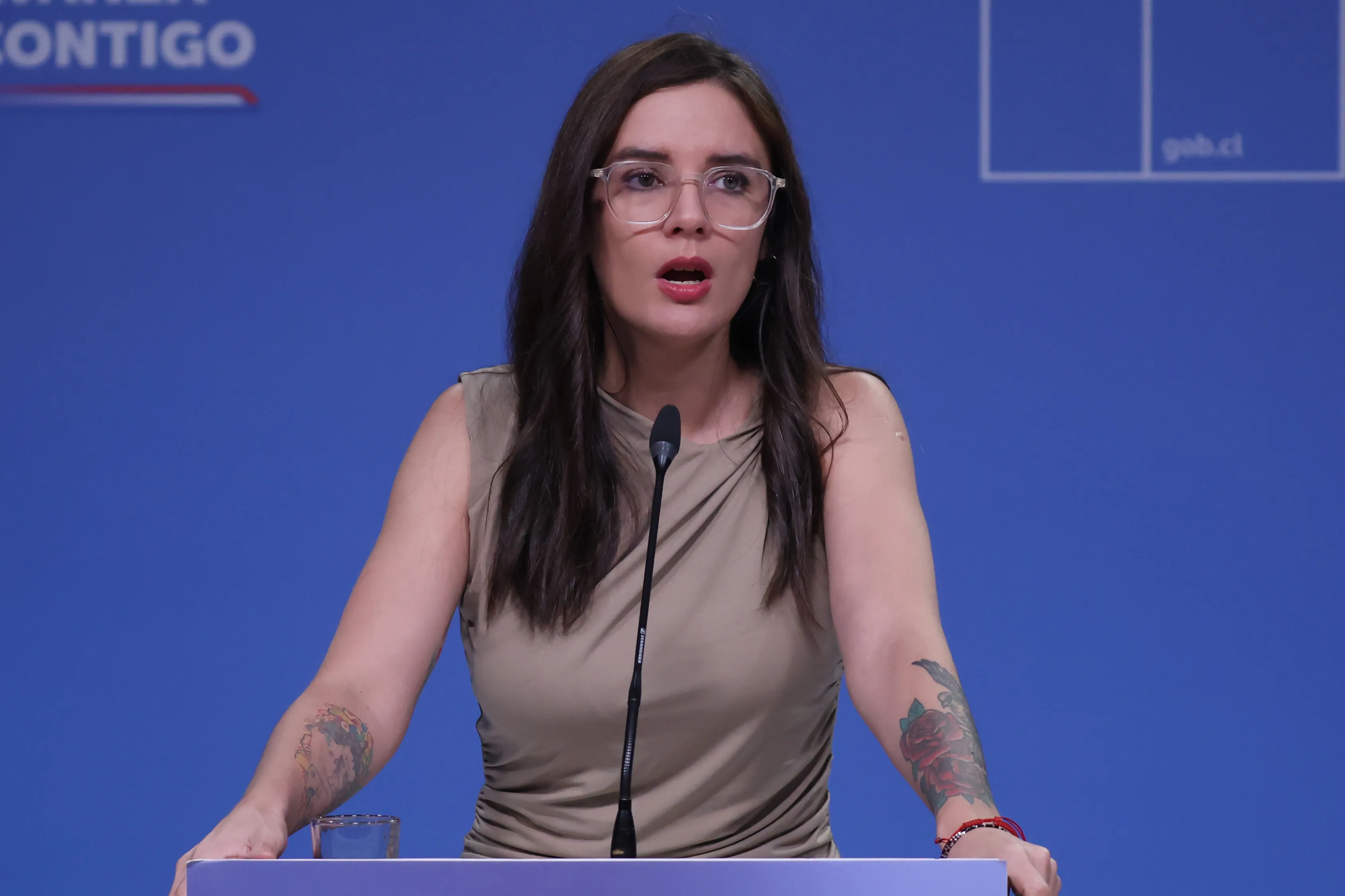 Camila Vallejo le envió una advertencia a Universidad de Chile. (Imagen: ATON)