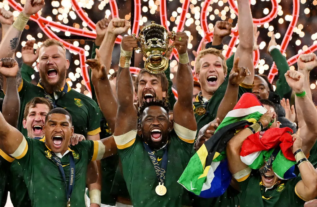 Sudáfrica venció a Nueva Zelanda en la última final del Mundial de Rugby. (Foto: Dan Mullan/Getty Images)