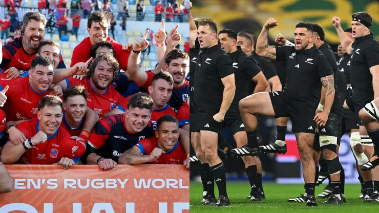Chile debutará contra Nueva Zelanda en el Mundial de Rugby 2027. (Foto: Photosport/Getty Images)