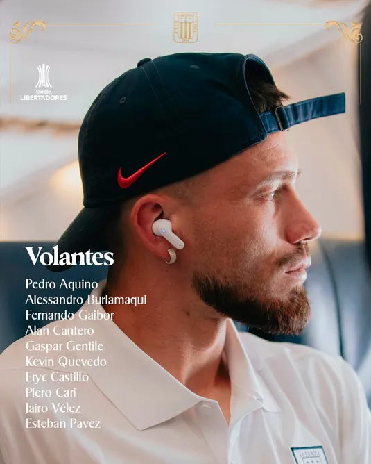 Foto: @clubaloficial en X. Esteban Pavez en la lista de convocados