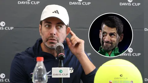 Nicolás Massú habló en la conferencia de capitanes. (Foto: Photosport/Getty Images)
