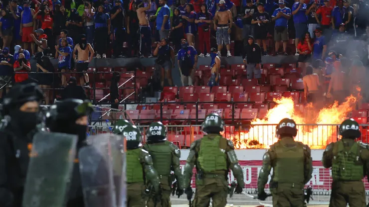 U. de Chile deberá seguir esperando para conocer la sanción tras los incidentes en la primera fecha del torneo (Foto: Photosport)