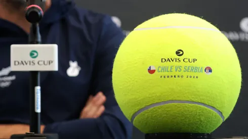Todo listo para Chile vs. Serbia por Copa Davis.
