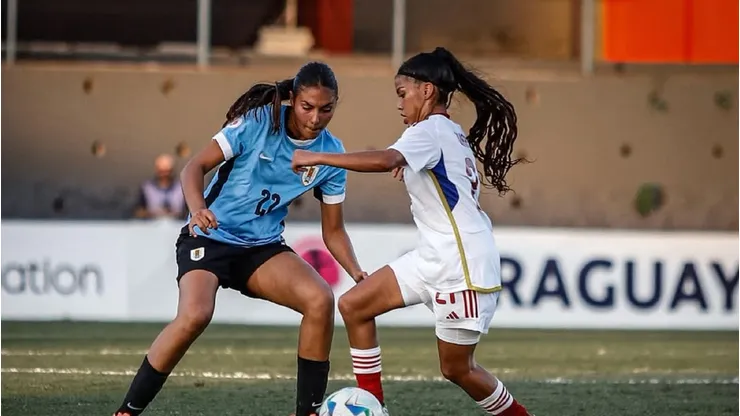 Venezuela sorprendió a Uruguay en la primera fecha del torneo femenino Sub 20 (Foto: AUF)