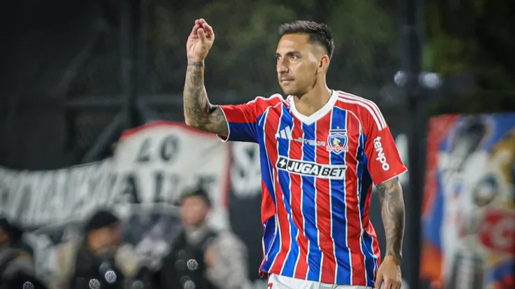 Javier Correa habló de su futuro en Colo Colo. (Foto: FocoUy/Photosport)
