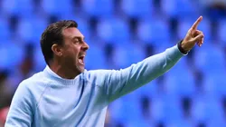 Pablo Guede no lo pasa bien desde su llegada a Alianza Lima (Photo by Hector Vivas/Getty Images)