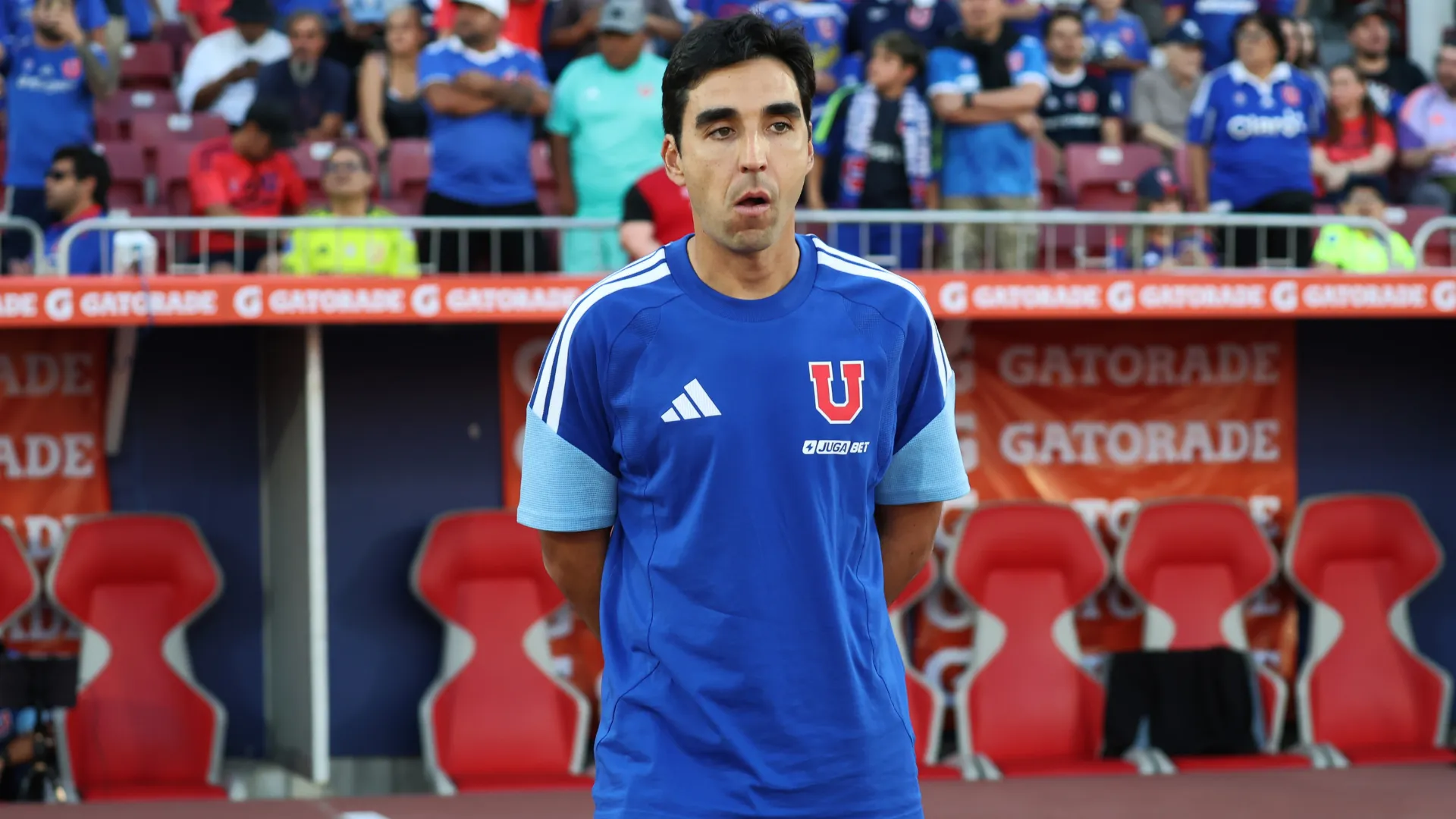 Francisco Meneghini afirmó que vio emocionado a Eduardo Vargas.