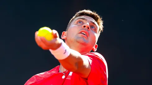 Tomás Barrios Vera abre la serie ante Dusan Lajovic.
