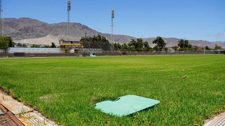 Así luce actualmente el estadio Parque Juan López.