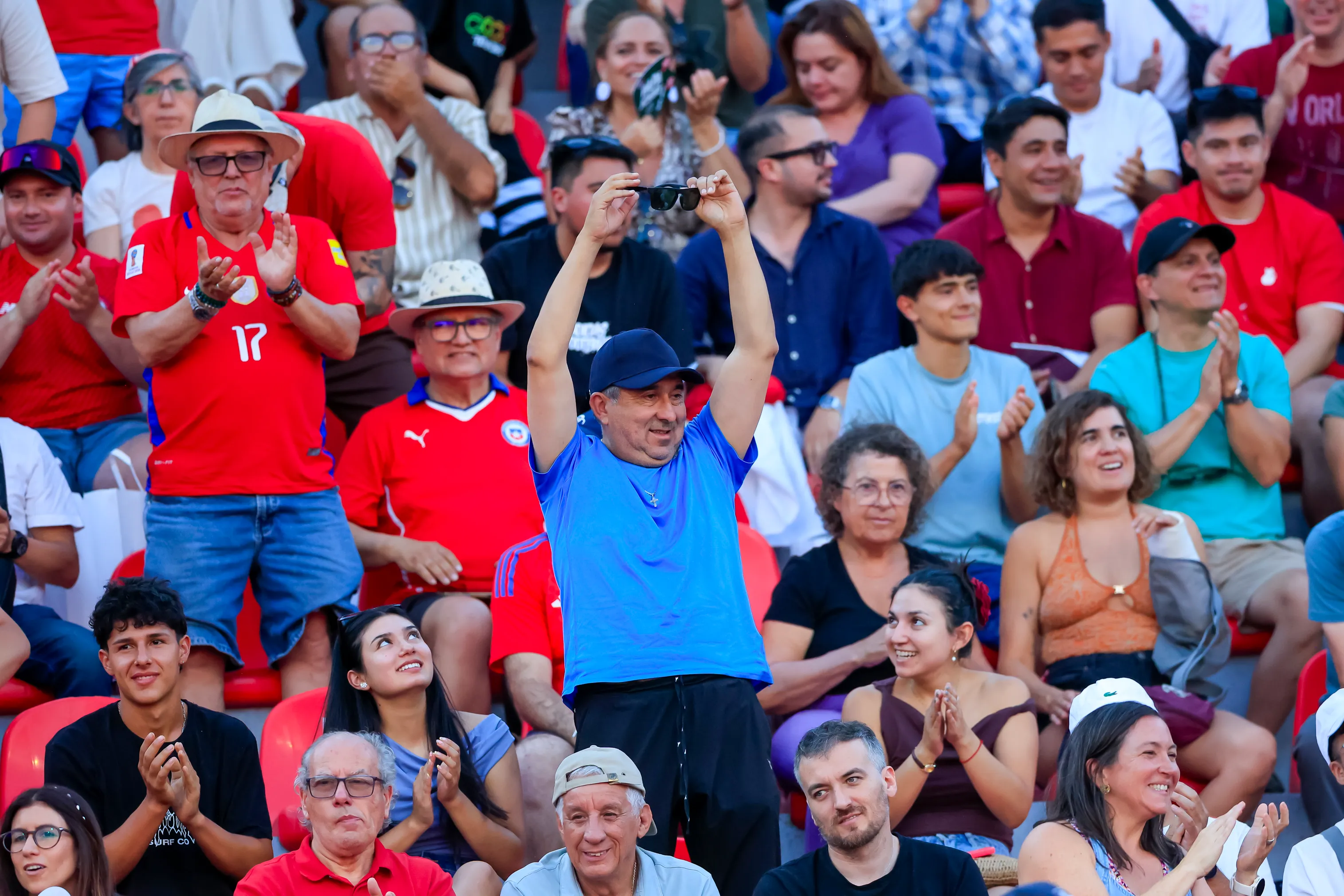 Los serbios quedaron molestos con el comportamiento del público chileno