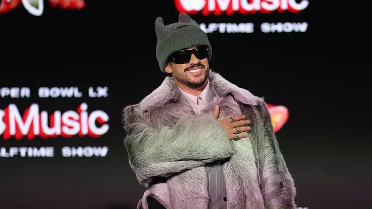 Bad Bunny protagonizará el show de mediotiempo en el Super Bowl 2026. (Foto: Ishika Samant/Getty Images)