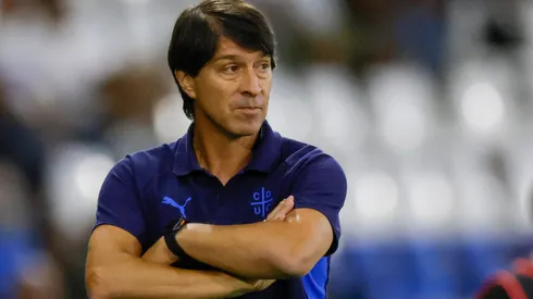 Garnero habló con la prensa tras el triunfo ante el León de Collao.
