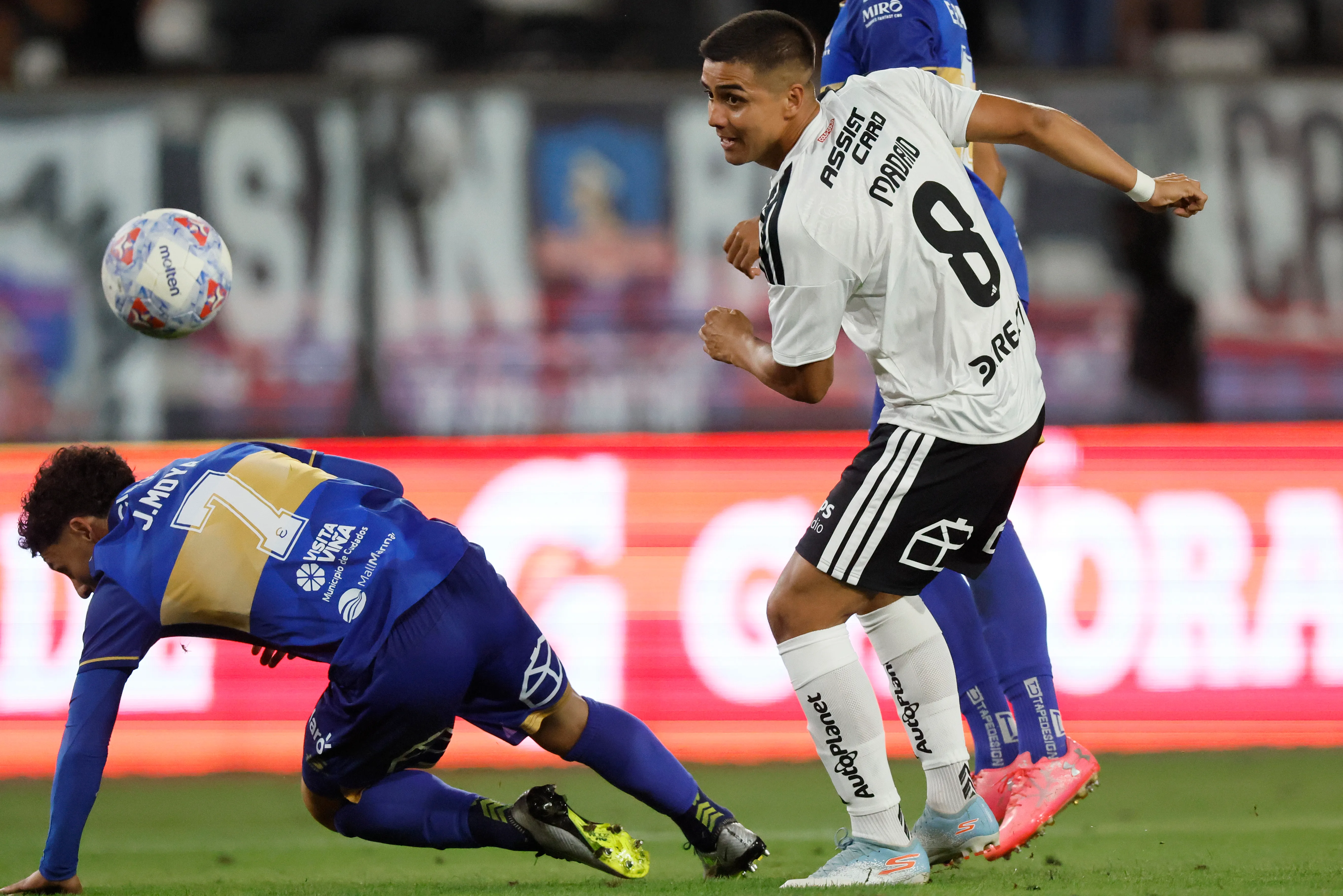 Álvaro Madrid debutó en Colo Colo ante su ex equipo, Everton de Viña del Mar. (Foto: Andrés Piña/Photosport)