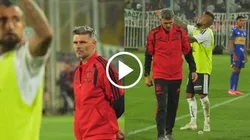 Fría reacción de Fernando Ortiz con Arturo Vidal en Colo Colo.