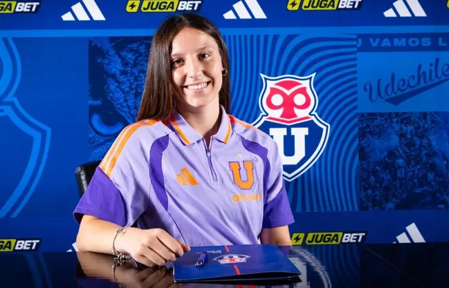 Catalina Figueroa ya fue presentada como nueva jugadora de la U | FOTO: Universidad de Chile