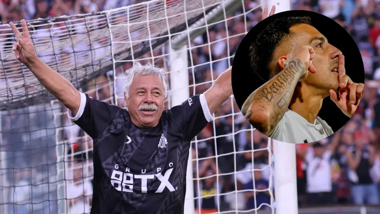 El 'Chino' Caszely reventó al delantero argentino.