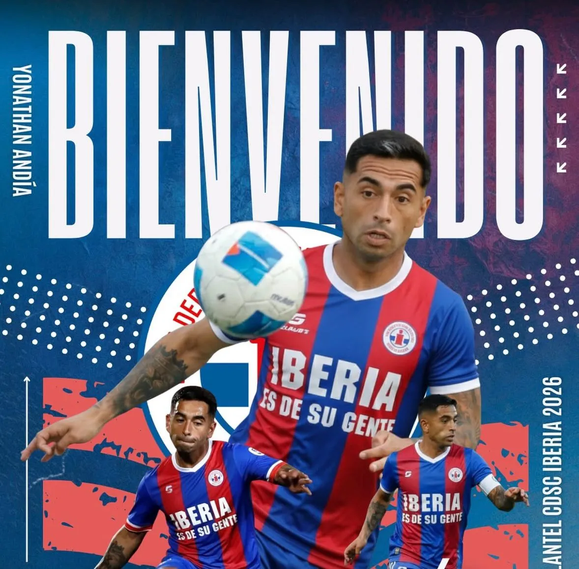 Deportes Iberia le da la bienvenida al Cachorro Andía