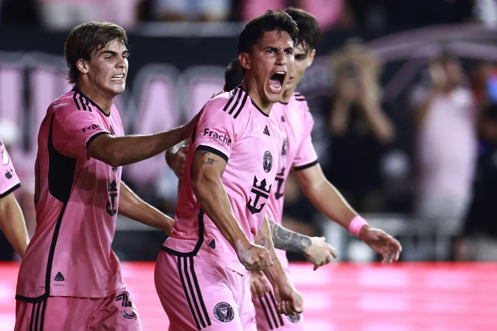 Matías Suárez fue compañero de Lionel Messi en el Inter Miami en 2024. (Foto: Carmen Mandato/Getty Images)