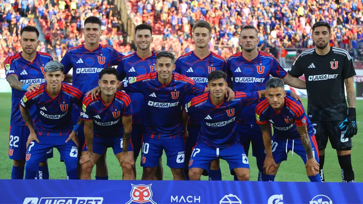 Esta es la formación de Universidad de Chile contra Palestino.