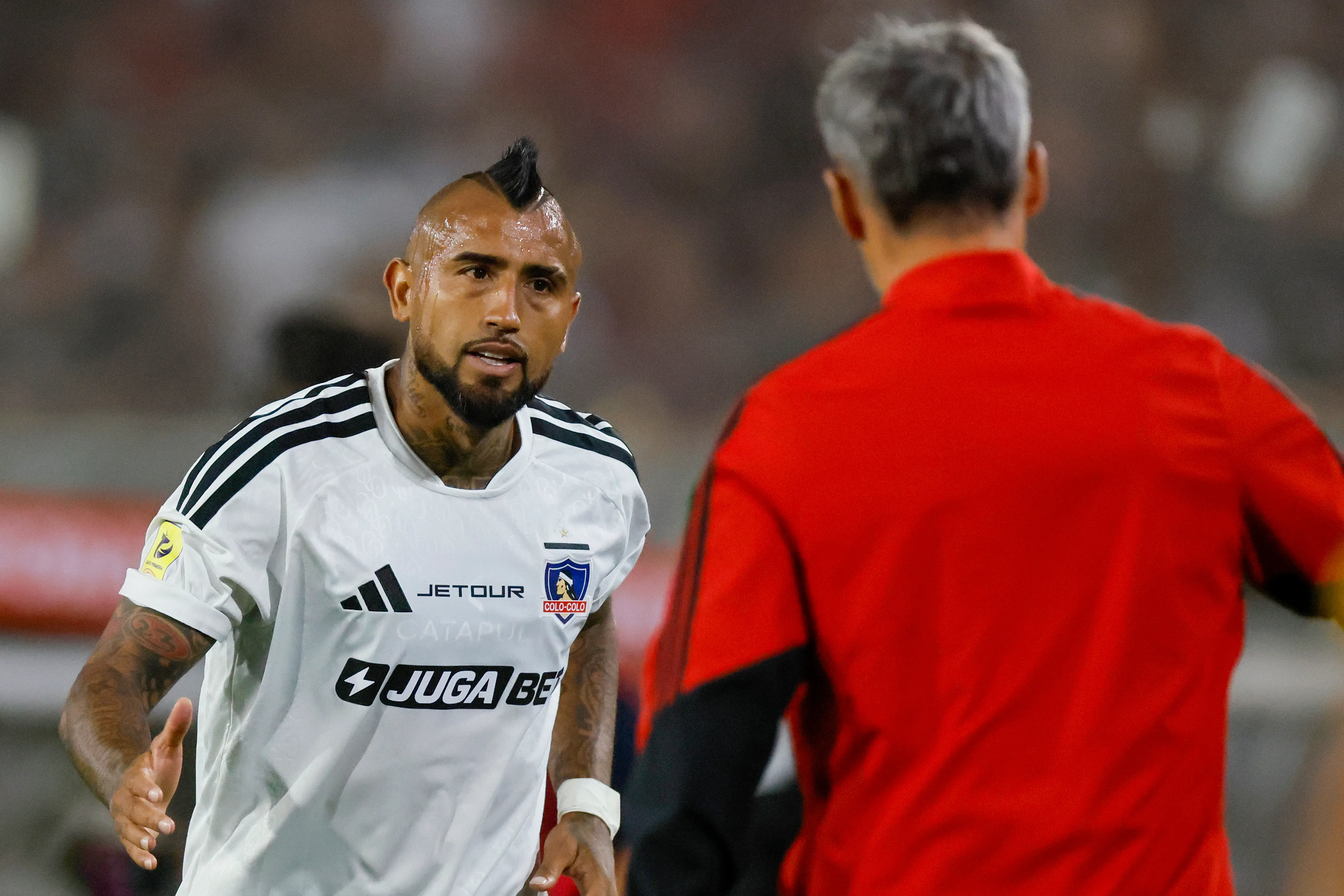 Arturo Vidal fue protagonista fuera de la cancha en la victoria ante los Ruleteros | FOTO: Andres Pina/Photosport