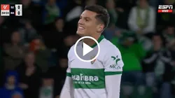 Lucas Cepeda estuvo cerca de su primer gol en España. (Foto: Captura)