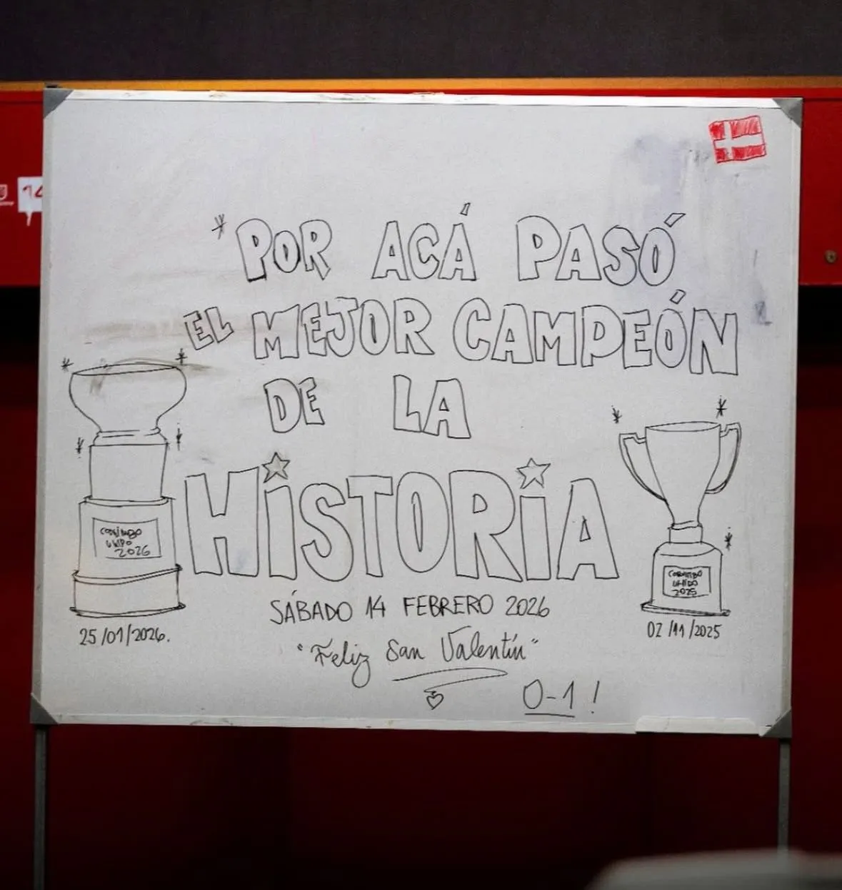 El mensaje que dejó Coquimbo Unido | Foto: Instagram