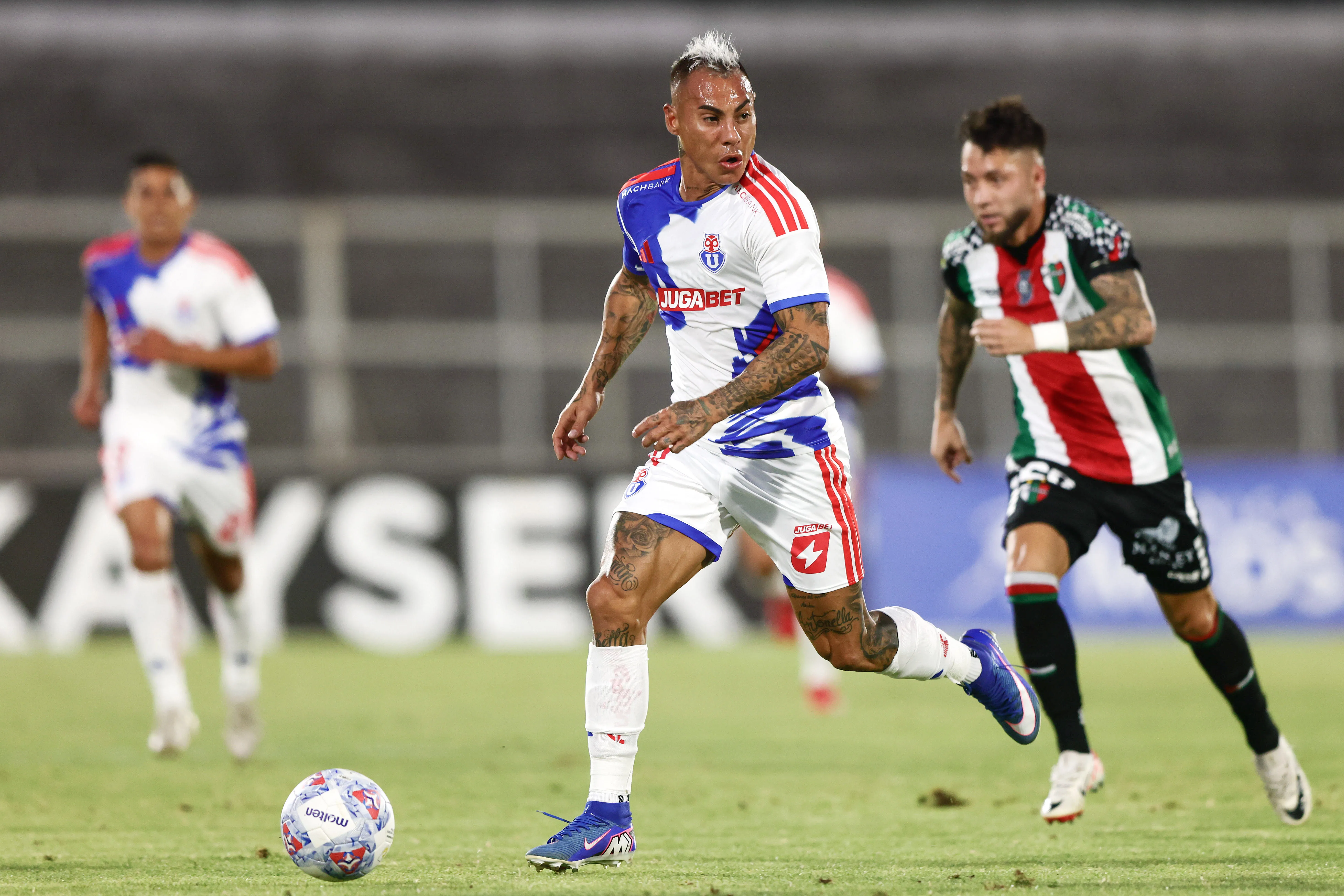 Eduardo Vargas marcó el único gol de Universidad de Chile en la Liga de Primera. (Imagen: Photosport)