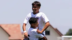 Bautista Correa está en la categoría sub-15 de Colo Colo.