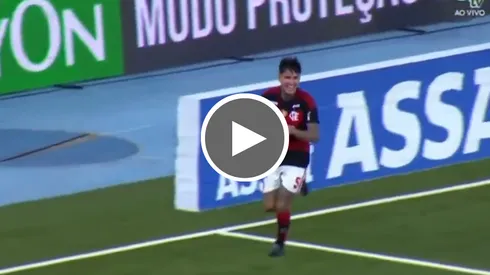 El volante nacional marcó para darle la victoria a Flamengo.
