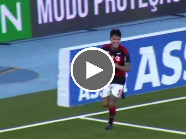 VIDEO: El golazo de Erick Pulgar para darle la clasificación a Flamengo