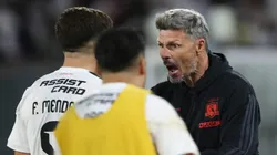 Ortiz celebró con euforia el triunfo albo.