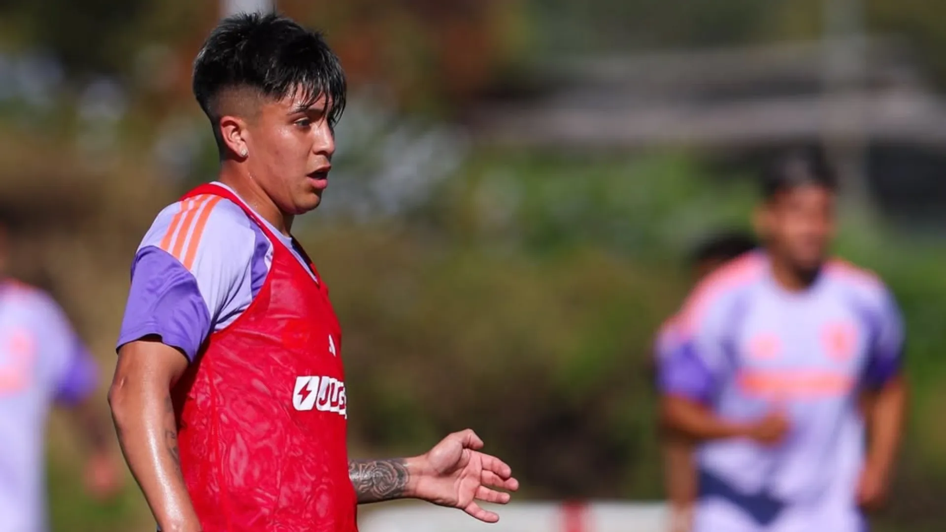 Marcelo Morales trabaja a toda máquina en su acondicionamiento físico. (Foto: Club Universidad de Chile)