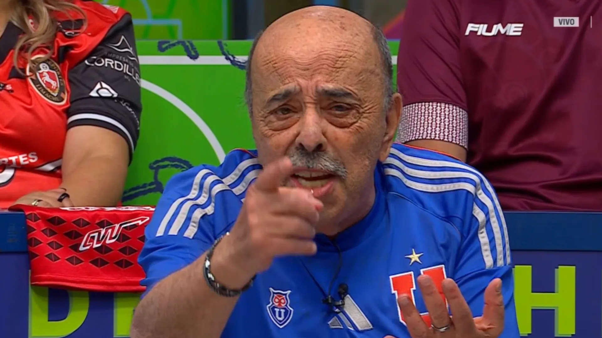 Tito Awad molesto con el empate de la U ante La Serena.