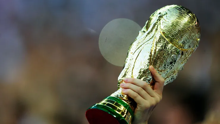 El trofeo de la Copa del Mundo.